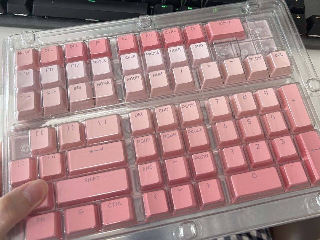 Pink Gradient Mechanical Keyboard Keycaps Set476361185832488962