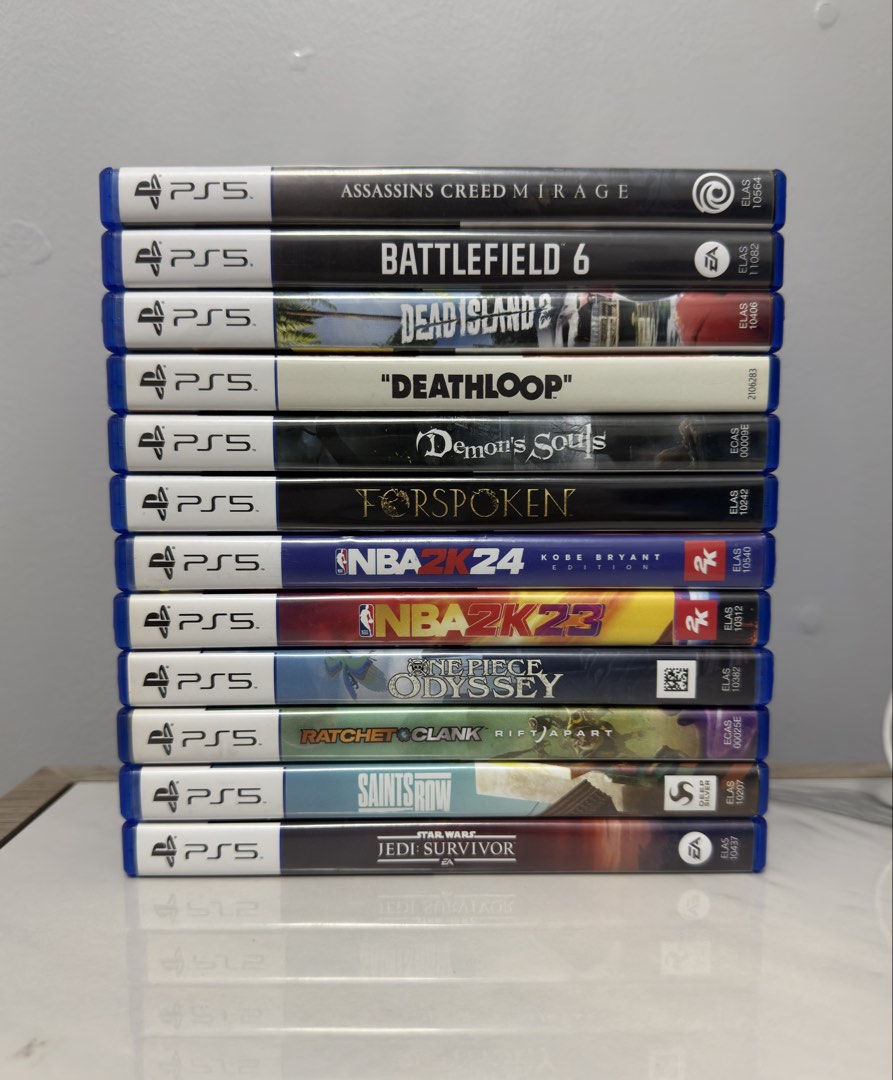 PS5 CD games (Assassin's Creed, Battlefield 6, Star Wars…and more ...