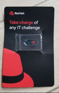 New Red Hat Computer System Brand Camera Lens Cover485641578349875200
