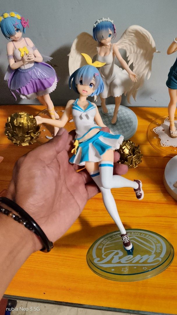 Re:Zero Rem Figure Lot - Various Poses (Category: Figurines & Statues) located in Valenzuela. Submitted by bevjunie14 (Listing ID 1442665259, Image 2). Description: ‼️‼️Original Sega Figured‼️‼️ Rem and Ram Figured Sale Sale Sale Sale Good As new As In Good Collection Chix anime No Box For only 450 each 8 to10 inches size Thank You Po 📌Mop Gcash only 📌Mod Lalamove and LBC 📌Location Gen T Deleon Valenzuela City ❤️❤️❤️❤️❤️❤️❤️- Bundle of Rem fig