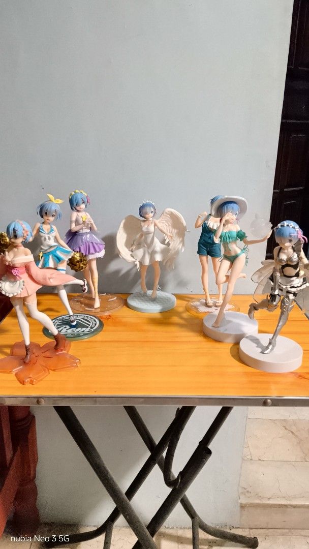 Re:Zero Rem Figure Lot - Various Poses (Category: Figurines & Statues) located in Valenzuela. Submitted by bevjunie14 (Listing ID 1442665259, Image 1). Description: ‼️‼️Original Sega Figured‼️‼️ Rem and Ram Figured Sale Sale Sale Sale Good As new As In Good Collection Chix anime No Box For only 450 each 8 to10 inches size Thank You Po 📌Mop Gcash only 📌Mod Lalamove and LBC 📌Location Gen T Deleon Valenzuela City ❤️❤️❤️❤️❤️❤️❤️- Bundle of Rem fig