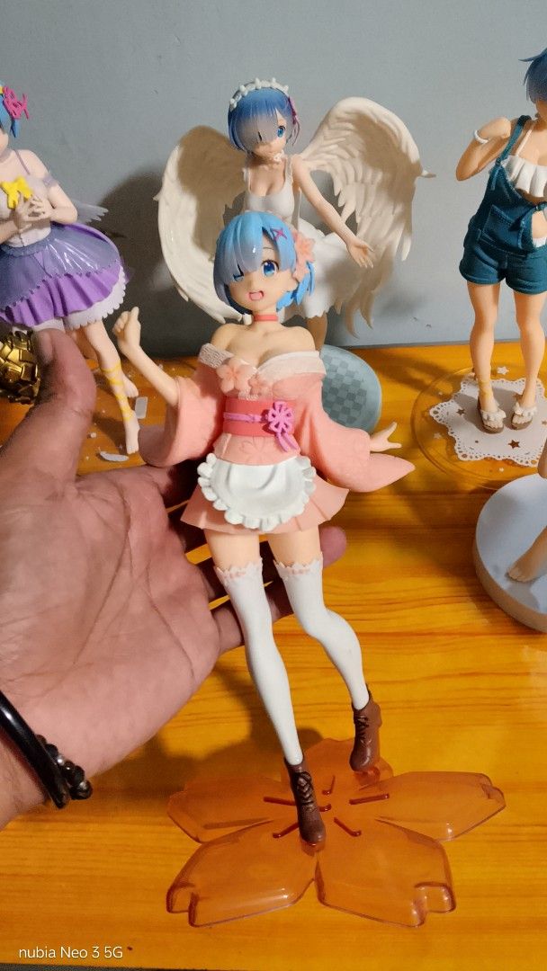 Re:Zero Rem Figure Lot - Various Poses (Category: Figurines & Statues) located in Valenzuela. Submitted by bevjunie14 (Listing ID 1442665259, Image 3). Description: ‼️‼️Original Sega Figured‼️‼️ Rem and Ram Figured Sale Sale Sale Sale Good As new As In Good Collection Chix anime No Box For only 450 each 8 to10 inches size Thank You Po 📌Mop Gcash only 📌Mod Lalamove and LBC 📌Location Gen T Deleon Valenzuela City ❤️❤️❤️❤️❤️❤️❤️- Bundle of Rem fig