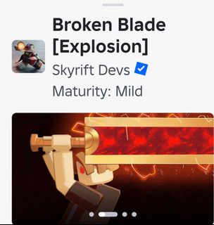Roblox Broken Blade Items485876480795617280