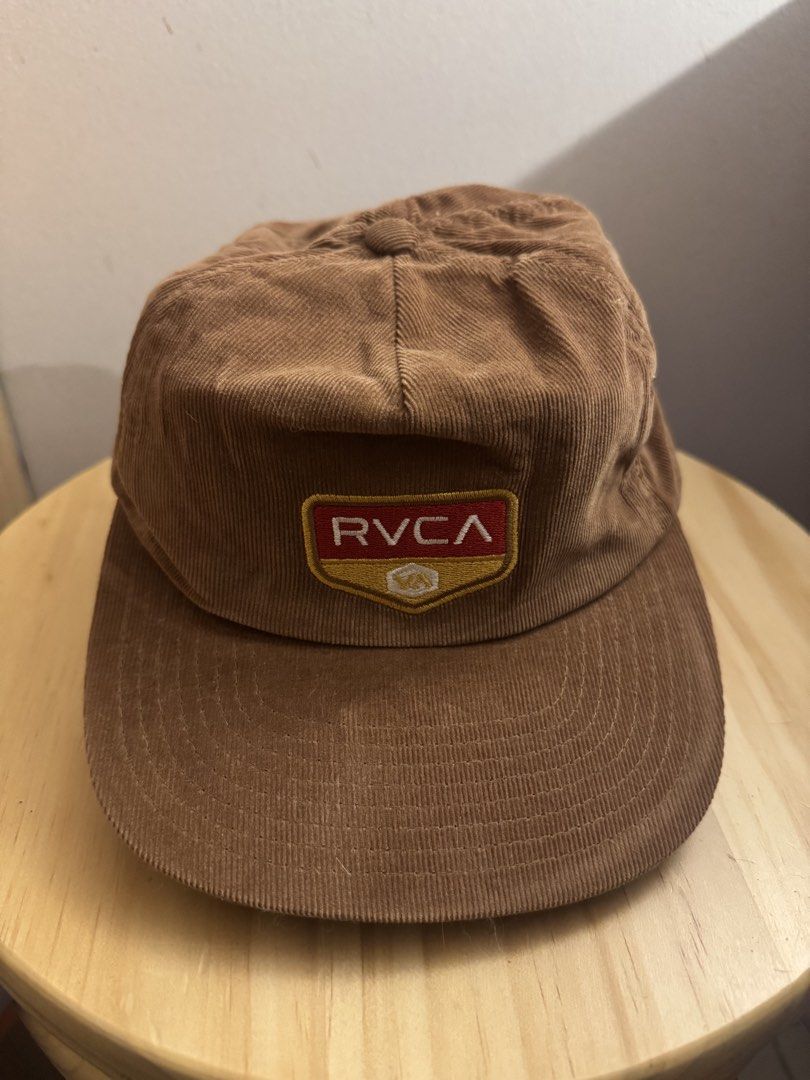 RVCA Corduroy Mid Fit Cap Brown (Category: Caps & Hats) located in Quezon City. Submitted by nkki11 (Listing ID 1442612683, Image 1). Description: - Brand: RVCA - Color: Brown - Material: 100% Cotton - Style: Mid Fit Cap - Features: Adjustable strap for a custom fit - Perfect for: Everyday wear, classic style.