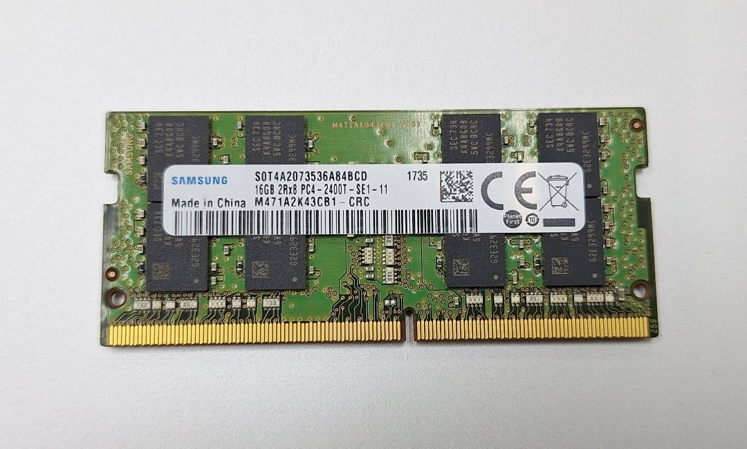Samsung 16GB DDR4 RAM Module (PC4-2400T)