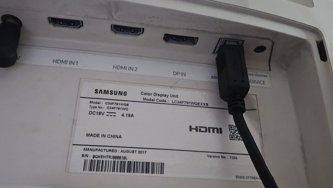 Samsung 34inch C34F791476238216829358081