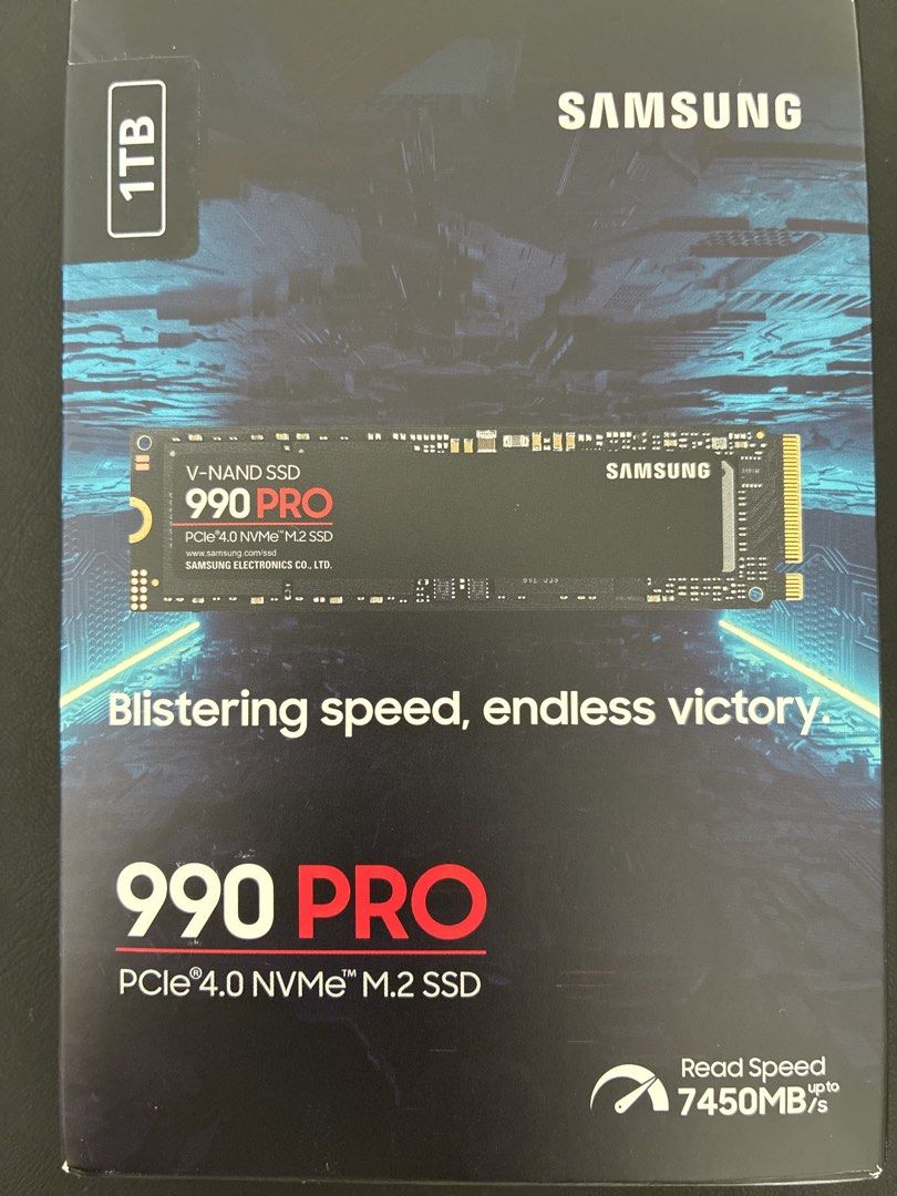 Samsung 990 Pro 1TB PCIE4.0 Nvme SSD