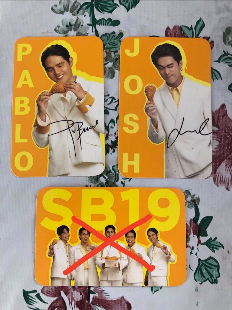 SB19 Photocards (Category: K-Wave Merchandise) located in Cavite. Submitted by myprelovedstars (Listing ID 1441034113, Image 2). Description: Fan made 70each Official 120each Last price posted.
