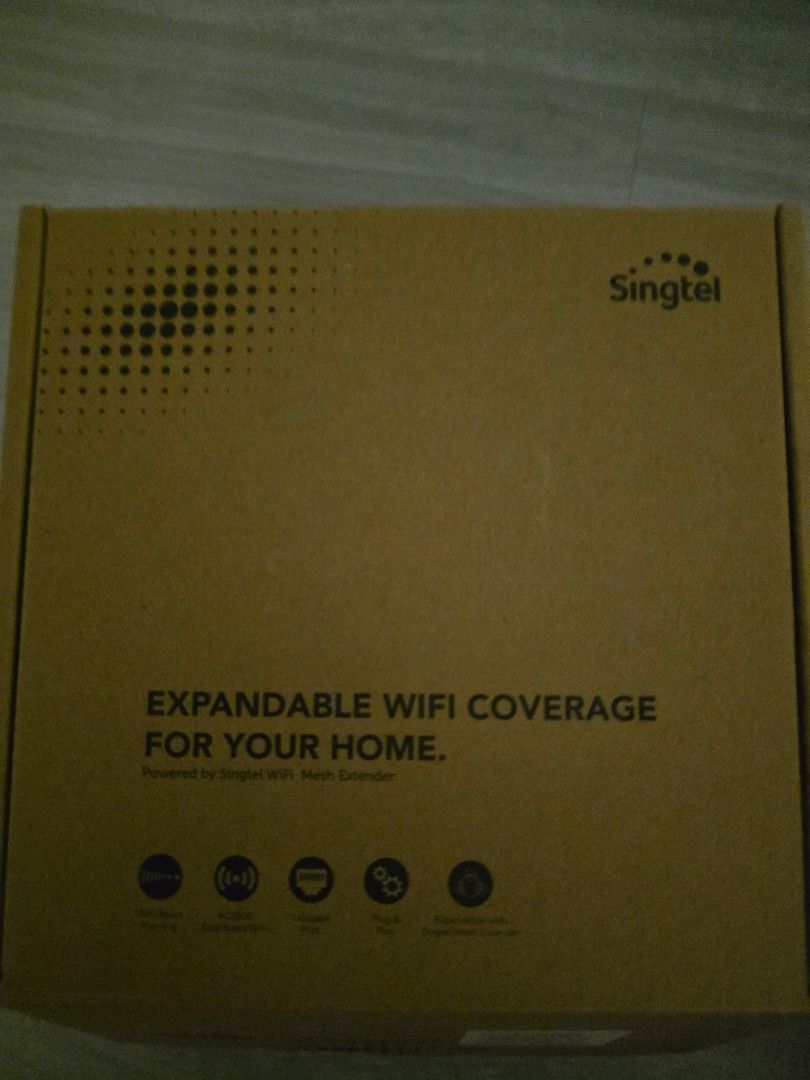 Singtel Mesh Extender V2 - Black476626130883072001