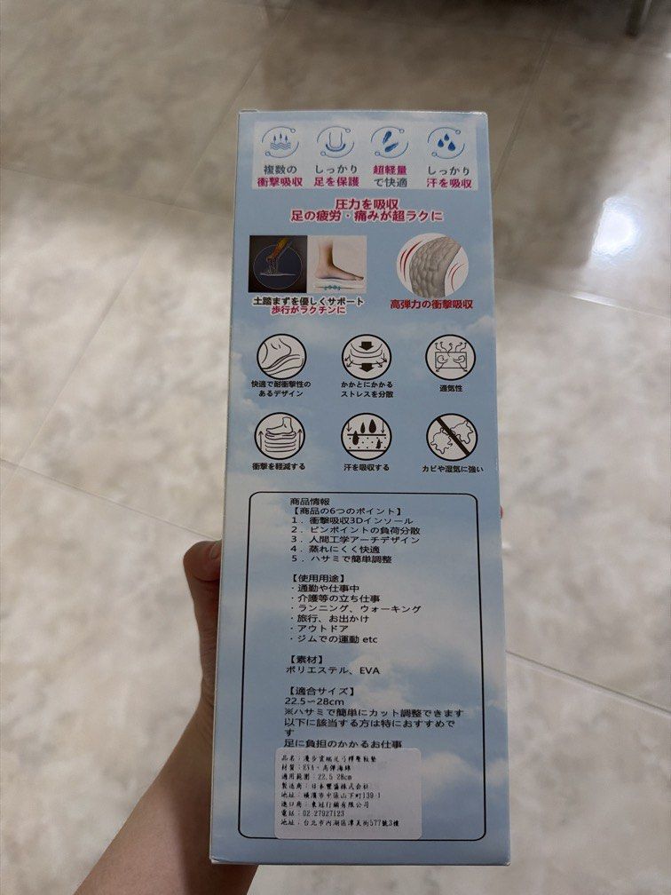 Sole Insert (Category: Shoe inserts & accessories) located in Singapore. Submitted by n0nickname (Listing ID 1442633641, Image 2). Description: Size 23cm EU35-36 Self collect only. First come first serve. .
