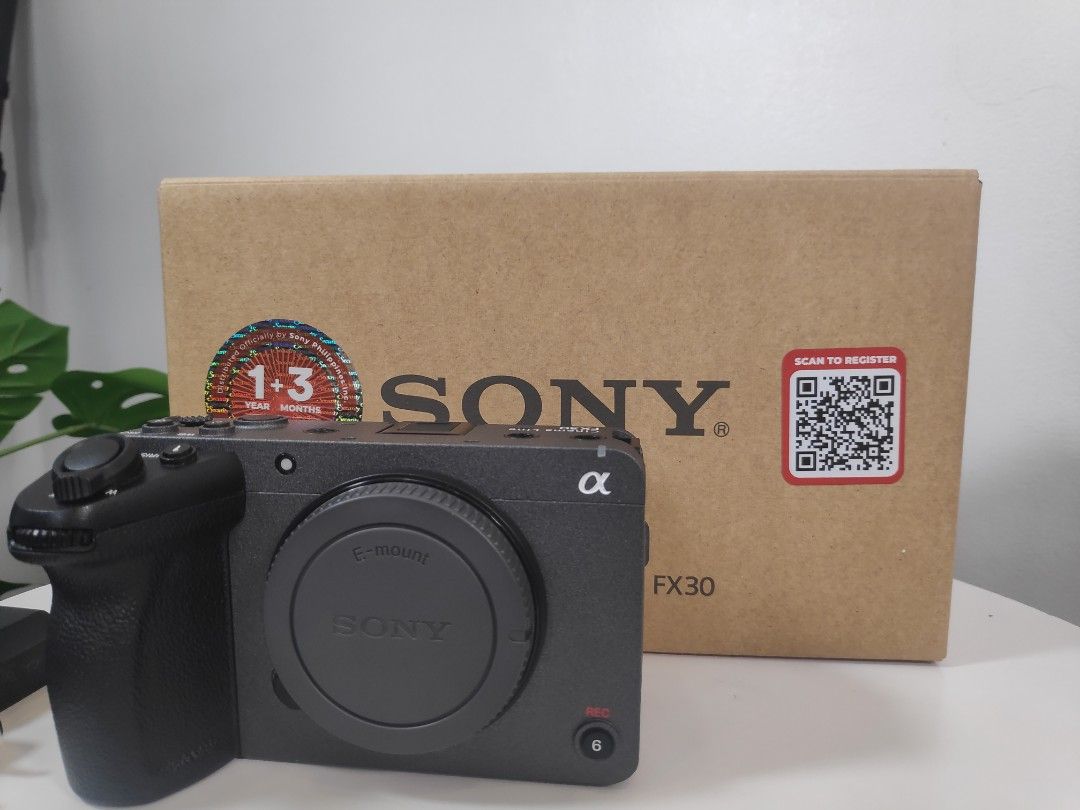 Sony FX30 Cinema Line Camera with Accessories (Category: Cameras) located in Manila. Submitted by juan.paolo0000 (Listing ID 1442711066, Image 1). Description: - Sony FX30 Camera - Original Box Included - Original Battery - Original Charger - Original USB Cable - Ideal for Video Creators - Ready to Shoot.
