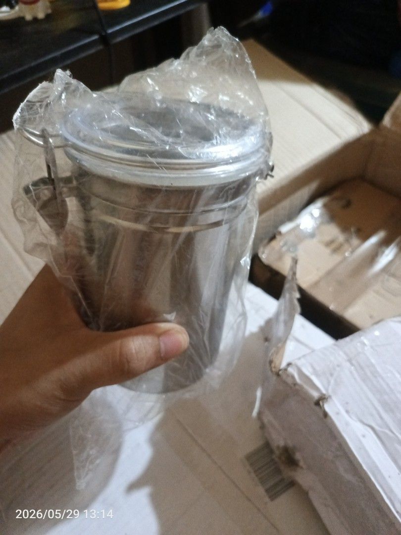 Stainless Steel Storage Container with Clip Lid (Category: Storage Boxes & Baskets) located in Caloocan City. Submitted by wjsixteen (Listing ID 1442613670, Image 2). Description: - Durable stainless steel construction - Secure clip-on lid for a tight seal - Ideal for storing dry goods and kitchen essentials - Easy to clean and maintain - Compact size for convenient storage in cabinets or on shelves.
