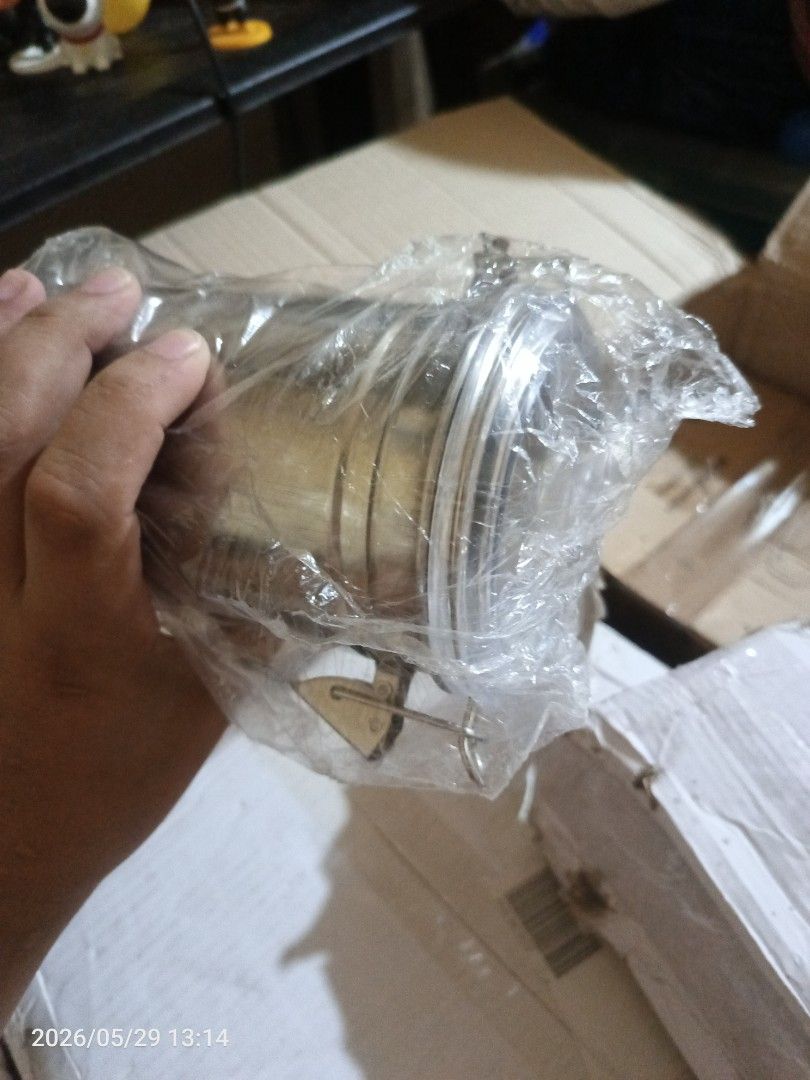 Stainless Steel Storage Container with Clip Lid (Category: Storage Boxes & Baskets) located in Caloocan City. Submitted by wjsixteen (Listing ID 1442613670, Image 3). Description: - Durable stainless steel construction - Secure clip-on lid for a tight seal - Ideal for storing dry goods and kitchen essentials - Easy to clean and maintain - Compact size for convenient storage in cabinets or on shelves.