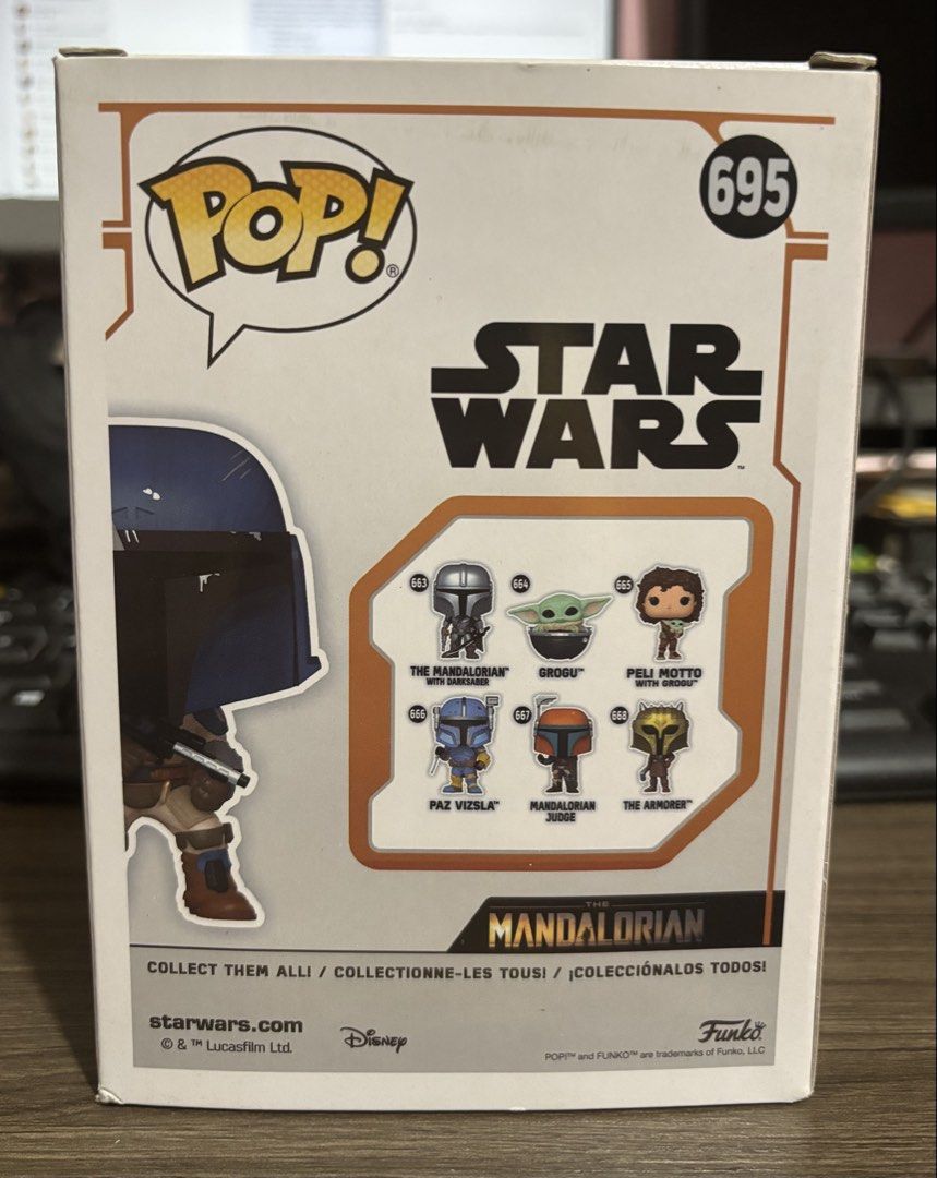 Star wars Mandolorian Guard Funko Pop (Category: Figurines & Statues) located in Cebu City. Submitted by starcatchching (Listing ID 1442558850, Image 3). Description: Star wars Mandolorian Guard Funko Pop Brandnew with boss Prot.