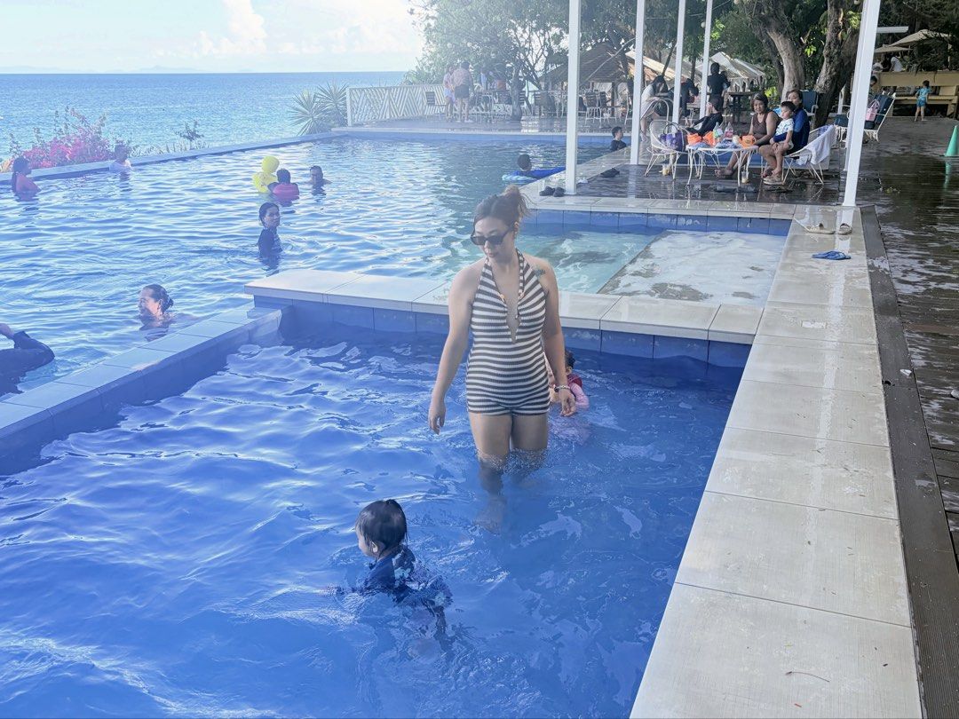 Striped Halter Neck Romper knit swimsuit (Category: Rompers) located in Pasay City. Submitted by sandybuggy (Listing ID 1430401201, Image 2). Description: Knit material, I Used it as swimsuit :) .