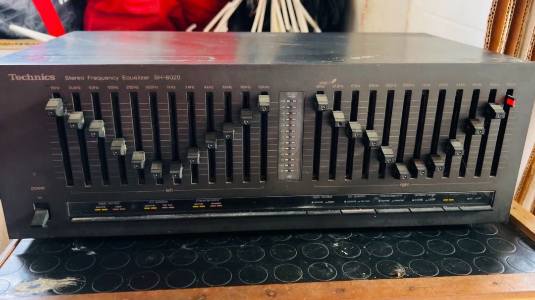 Technics Vintage Stereo Frequency Equalizer SH-8020 (1980–1981) (Category: Other Audio Equipment) located in Baguio. Submitted by mystic.mt (Listing ID 1442638830, Image 1). Description: 📻 FOR SALE: Technics SH-8020 Graphic Equalizer (1980–1981) The perfect "missing link" to complete your classic silver-face Japanese hi-fi stack. Features a massive 12 bands of control per channel, allowing you to precisely tune your system to your room's acousti