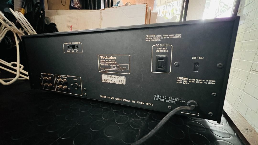 Technics Vintage Stereo Frequency Equalizer SH-8020 (1980–1981) (Category: Other Audio Equipment) located in Baguio. Submitted by mystic.mt (Listing ID 1442638830, Image 2). Description: 📻 FOR SALE: Technics SH-8020 Graphic Equalizer (1980–1981) The perfect "missing link" to complete your classic silver-face Japanese hi-fi stack. Features a massive 12 bands of control per channel, allowing you to precisely tune your system to your room's acousti