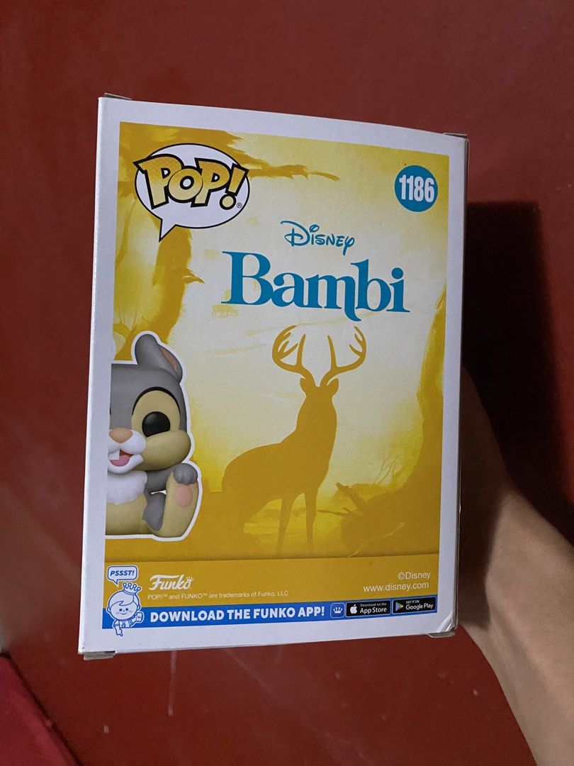 Thumper Funko Pop! (Category: Designer & Blind Box Toys) located in Cebu City. Submitted by funkopapi (Listing ID 1442711015, Image 3). Description: Disney Classic: Bambi Funko Pop! BOXLUNCH exclusive ₱1000.