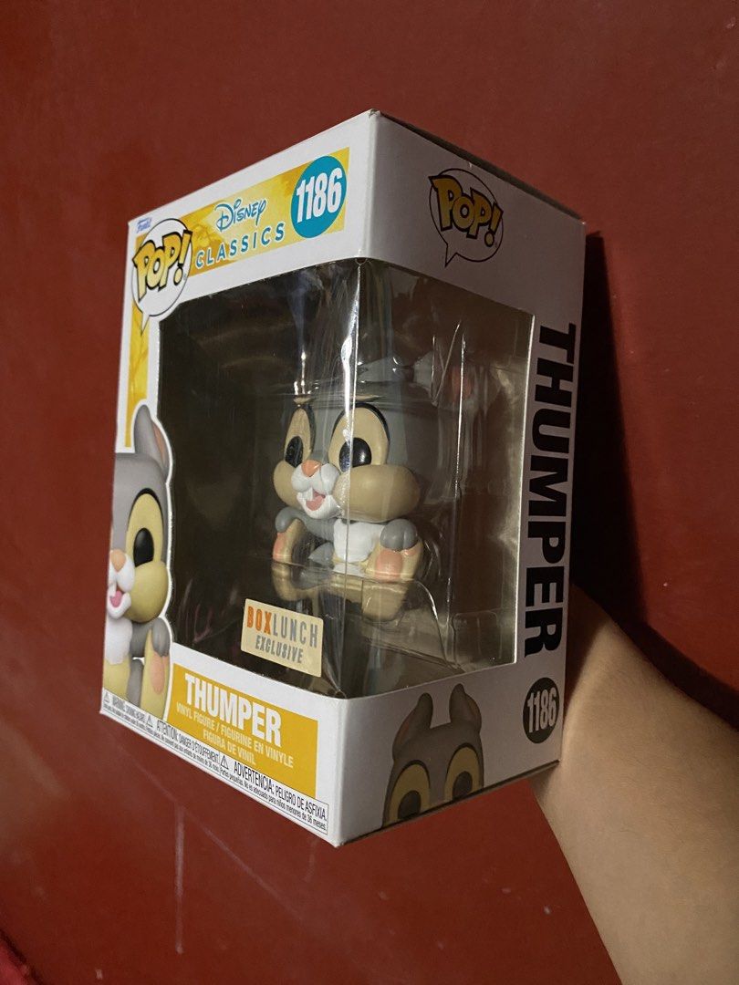 Thumper Funko Pop! (Category: Designer & Blind Box Toys) located in Cebu City. Submitted by funkopapi (Listing ID 1442711015, Image 2). Description: Disney Classic: Bambi Funko Pop! BOXLUNCH exclusive ₱1000.