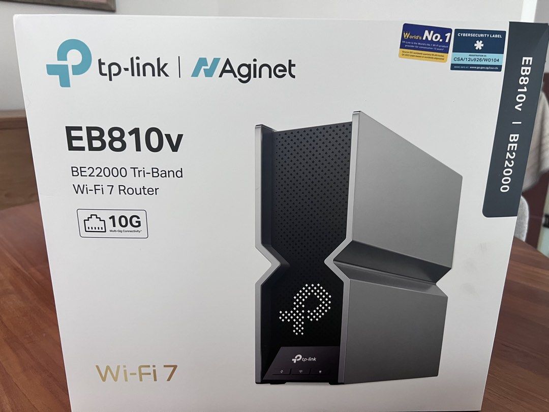 TP-Link EB810v BE22000 Tri-Band Wi-Fi 7 Router