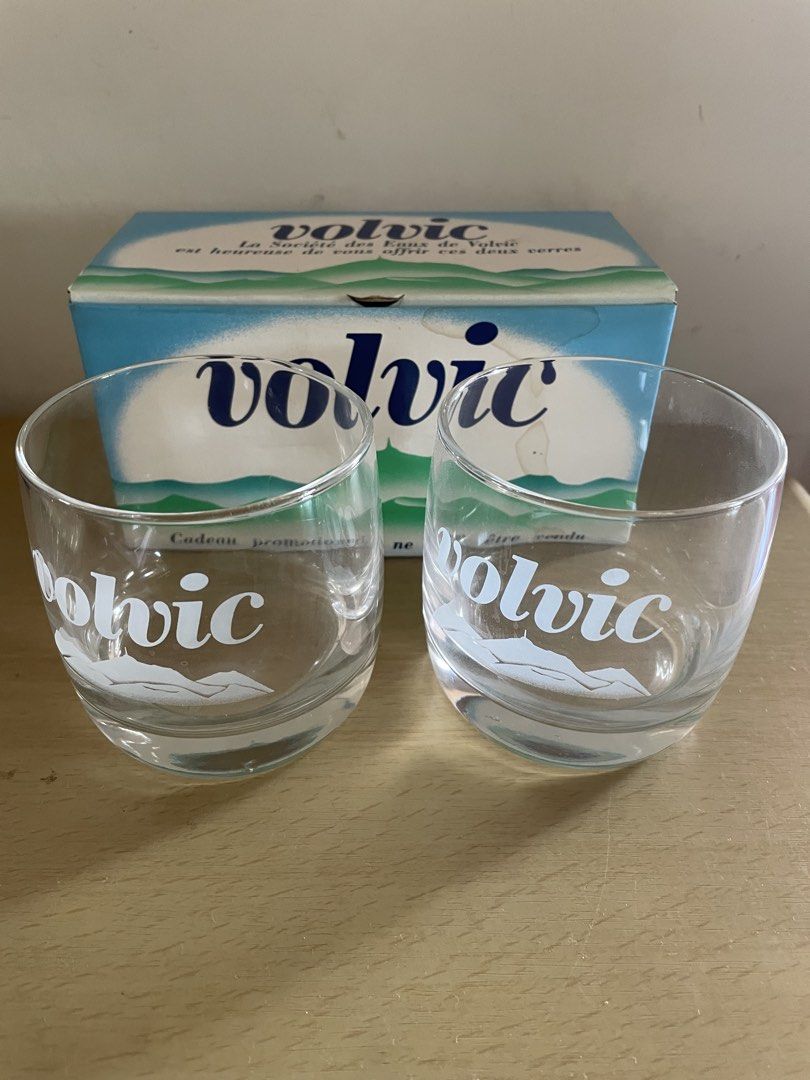 Volvic Glasses Set with Original Box476443481621155840