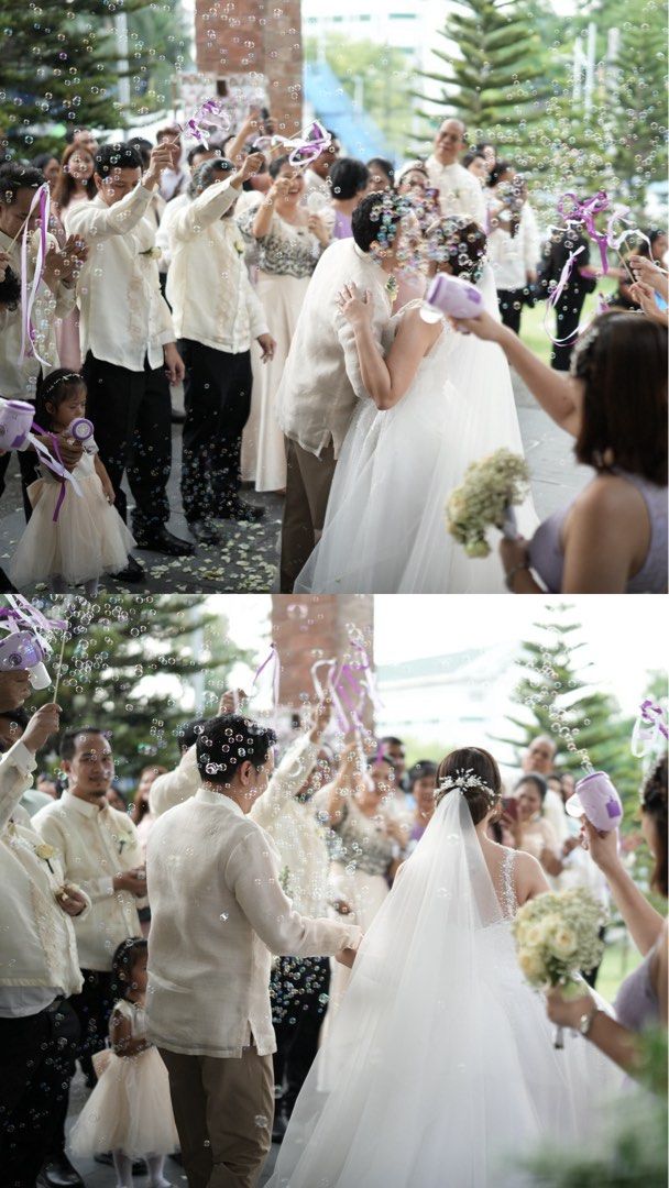 Wedding Wands, Bubble Guns, and Wedding Slippers (Category: Occasions & Party Supplies) located in Bacoor. Submitted by happyearth_a07922 (Listing ID 1442725395, Image 2). Description: Used for wedding pictures - 2 bubble guns - 14pcs lavender wedding wands - 1 white fluffy prep slippers - size 40-41(26cm) Mode of Payment: • GCash • Bank Transfer (BP| or BDO) Send me a message at (0917) 688 1733 Payment First Basis • No return, no cancellation on