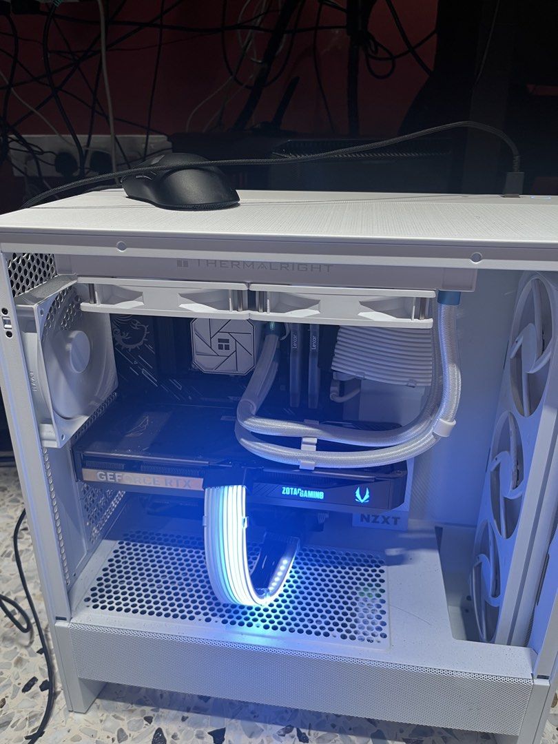 White Custom Gaming PC - RTX 3070, NZXT Case, AIO Cooler