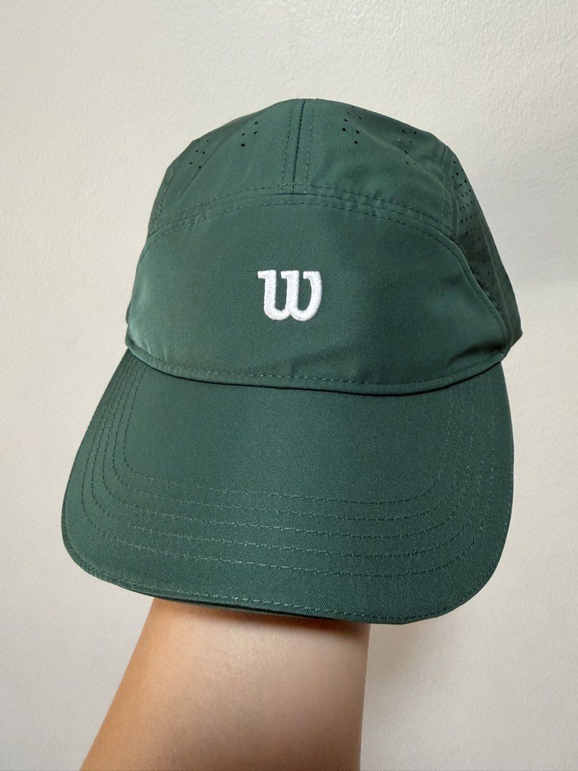 Wilson Lightweight Packable Tennis Cap, Field Green (Category: Caps & Hats) located in Quezon City. Submitted by --ro-- (Listing ID 1442729740, Image 3). Description: Wilson Lightweight Packable Tennis Cap Sku: WU00077511GNGLXL Field Green LXL Pickup @ New Manila, QC.