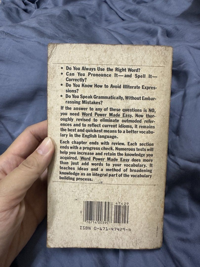Word Power Made Easy by Norman Lewis (Category: Textbooks) located in Manila. Submitted by declutteringlot (Listing ID 1442689926, Image 2). Description: .