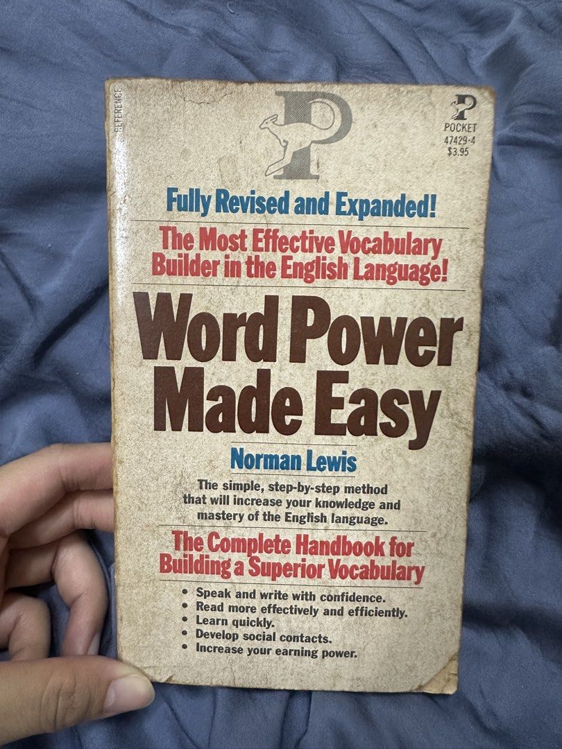 Word Power Made Easy by Norman Lewis (Category: Textbooks) located in Manila. Submitted by declutteringlot (Listing ID 1442689926, Image 1). Description: .