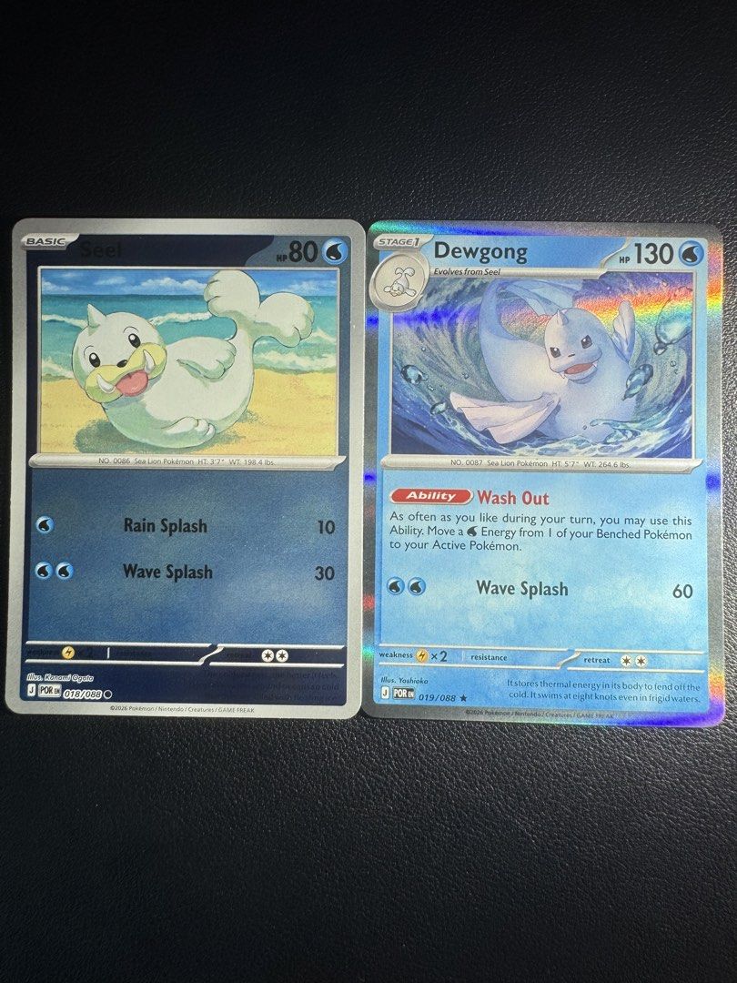 $1 Each [Water] Cute Card! WTS Pokemon TCG| Totodile| Vanillite| Snom|Seel|Dewgong|Swinub|Amaura|Delibird|Slowpoke|Staryu| Ascended Heroes |Janks|Bulk (Category: Raw Cards) located in Singapore. Submitted by manycommons (Listing ID 1441740727, Image 3). Description: All Cards Available! $1 each for holo $0.50 for non holo Multiple copies available! sc @ 820183 normal mail + $1 tracked mail + $3 Cute cards [Psychic] https://carousell.app.link/1SoP