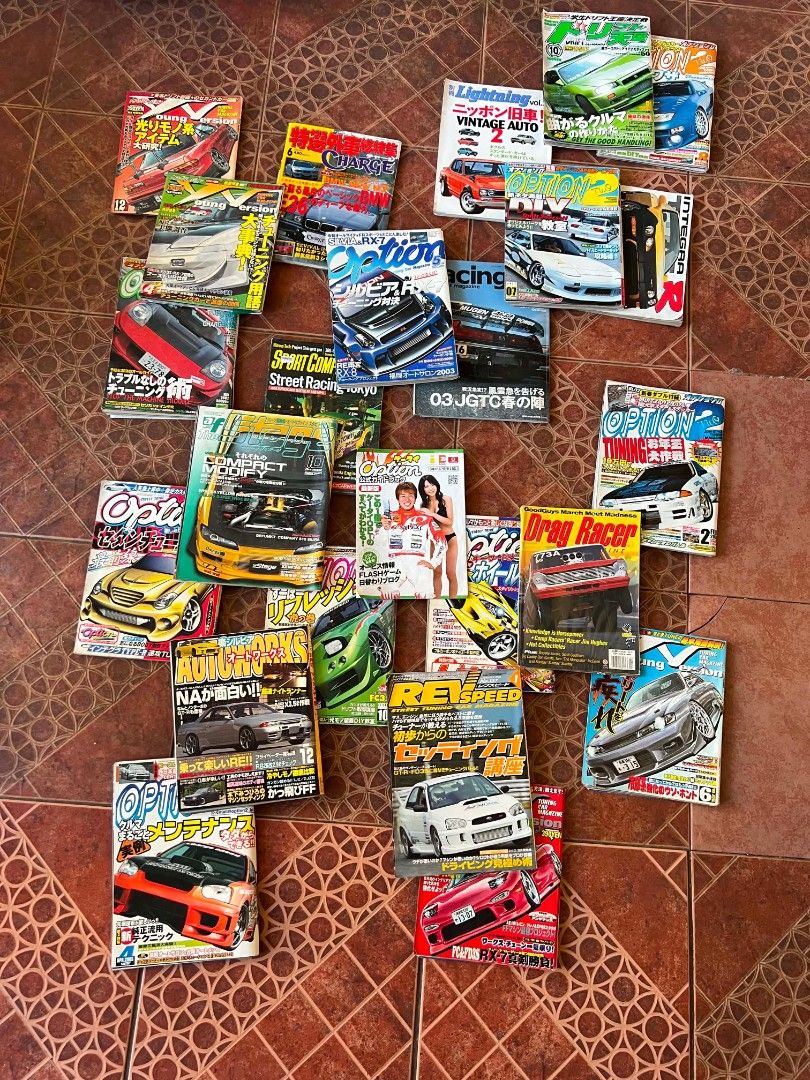 2000's JDM Magazines (Category: Magazines) located in Batangas. Submitted by dracozz229 (Listing ID 1442893510, Image 1). Description: !!Sold per piece or in bulk!! Authentic from Japan!.