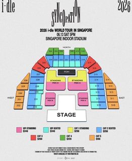 i-dle World Tour in Singapore VIP Pass & Photocards, Tickets & Vouchers ...