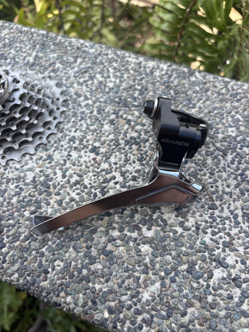 8 Speed FD, RD, Cogs/Sprocket/Cassette, Chain (Category: Bicycles) located in Tanauan. Submitted by warrenjericho (Listing ID 1442823566, Image 3). Description: Micronew 8 Speed parts Used twice only. RFS: upgrade TAKE ALL FOR 1,400PHP IF PER PARTS: Front Derailleur - 500 Rear Derailleur - 500 Cogs - 400 Chain - 200 .