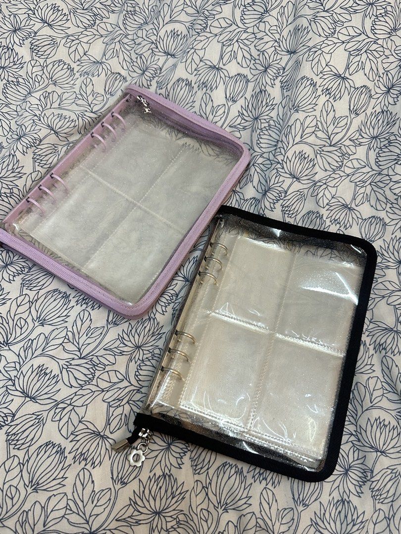 A4 Binder For Photocards or Pokemon Cards (Category: Trading Cards Accessories) located in Binan City. Submitted by kymsells (Listing ID 1442823318, Image 1). Description: - 200 each. - both have 20 pages for photocards/cards.