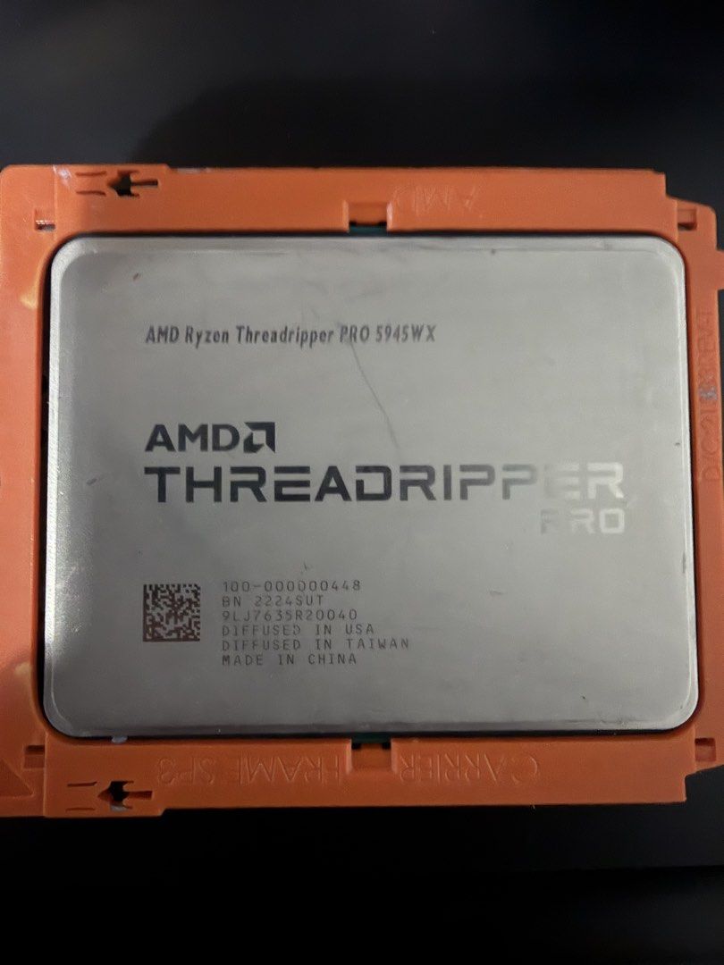 AMD Ryzen Threadripper PRO 5945WX CPU Processor - 128 PCIe Gen 4 lanes - AI
