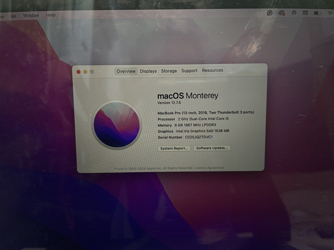 Apple MacBook Pro 13-inch 2016 Space Gray477399448174602244