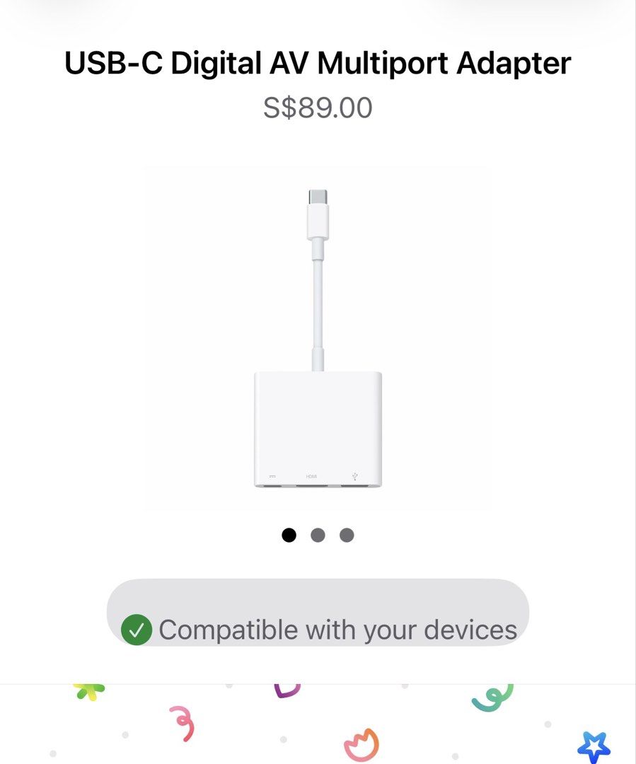 Apple USB-C Digital AV Multiport Adapter477651446237112325