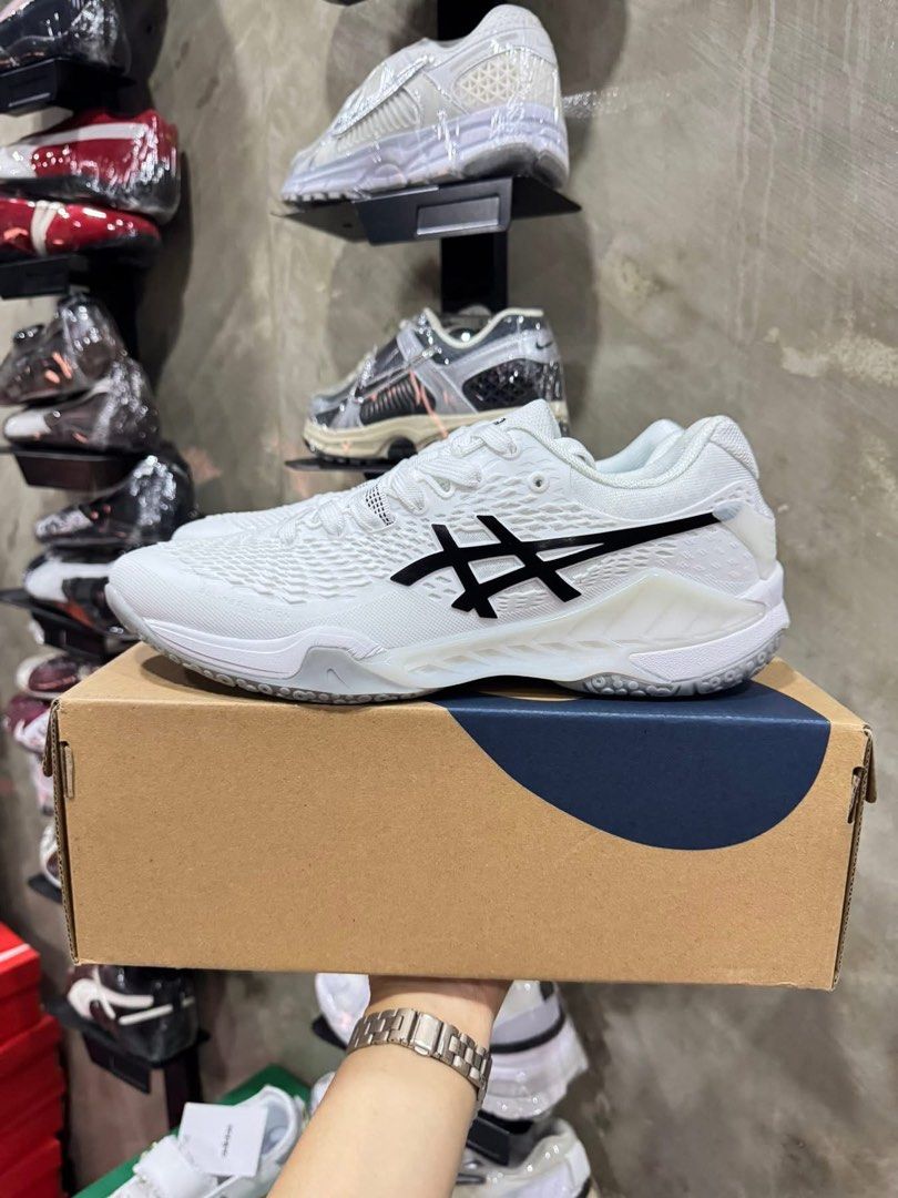 Asics Gel-Resolution 9 “White/Black” (Category: Sneakers) located in Manila. Submitted by YSABELLE_MARGARETTE (Listing ID 1442750180, Image 2). Description: size 41-45 available (men size) J&T COURIER NATIONWIDE OR LALAMOVE AROUND MANILA PAYMENT FIRST THRU GCASH! .
