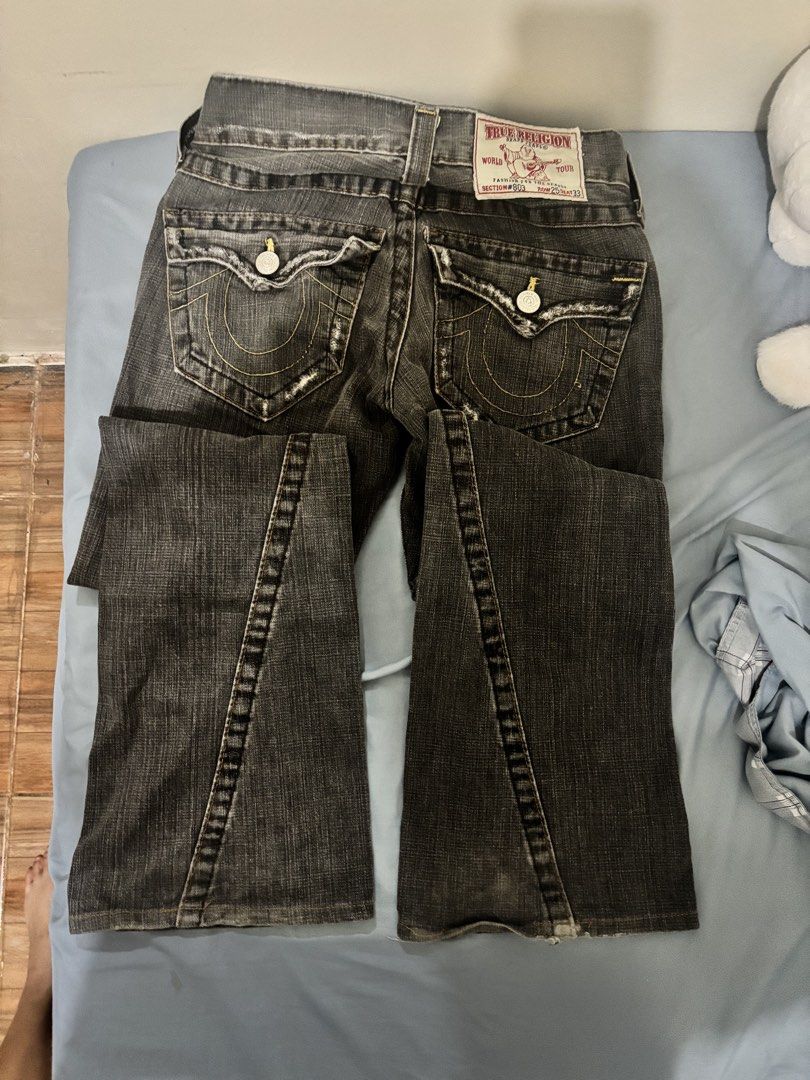 Authentic True Religion Boot Cut Pants (Category: Jeans) located in Pasig City. Submitted by leandoer96 (Listing ID 1442822855, Image 2). Description: 26 Waistline Length: 38 inch FIX PRICE .