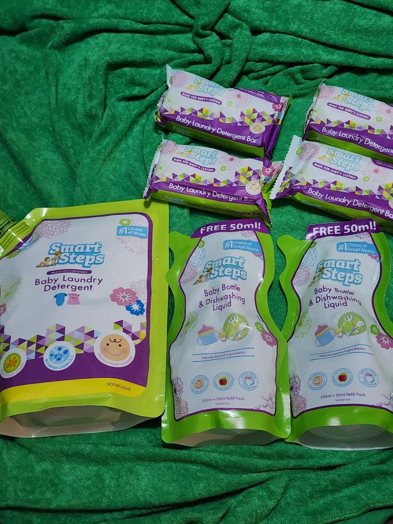 Baby Care Bundle (Category: Other Baby Bathing & Changing Needs) located in Manila. Submitted by princessvi87772 (Listing ID 1442906460, Image 2). Description: 195 - Smart Steps Liquid Laundry Detergent 172 - Smart Steps (43 each) 278 - Smart Steps (139 each) 199 - Tiny Buds Rice Baby Lotion 275 - Tiny Buds Hair Highness Shampoo 199 - Tiny Buds Rice Baby Bath 259 - Tiny Buds Cleansing Splash 199 - Tiny Buds Freshen Up 195 - Tiny Buds Diaper Spray