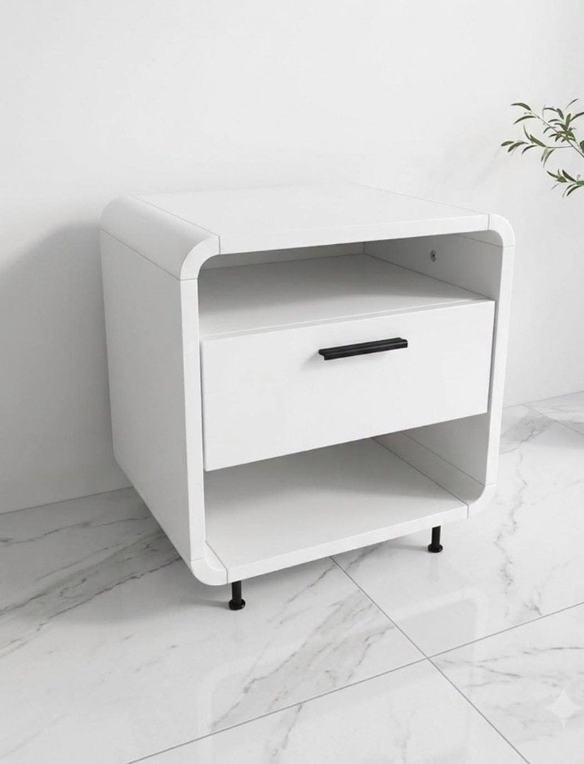 Bedside Table Side Drawer Nightstand (Category: Shelves, Cabinets & Racks) located in Quezon City. Submitted by dannikkishoppe2 (Listing ID 1442861878, Image 2). Description: Set of Bedside Table Side Drawer Nightstand‼️₱6000‼️ New/unused Please manage your expectations as there might be minimal flaws. Color may vary due to lighting, it may appear darker or lighter in person. Check photos first before buying. Please refrain from purchasing if you