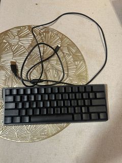 Black 60% Mechanical Keyboard with USB Cable486883787371325440