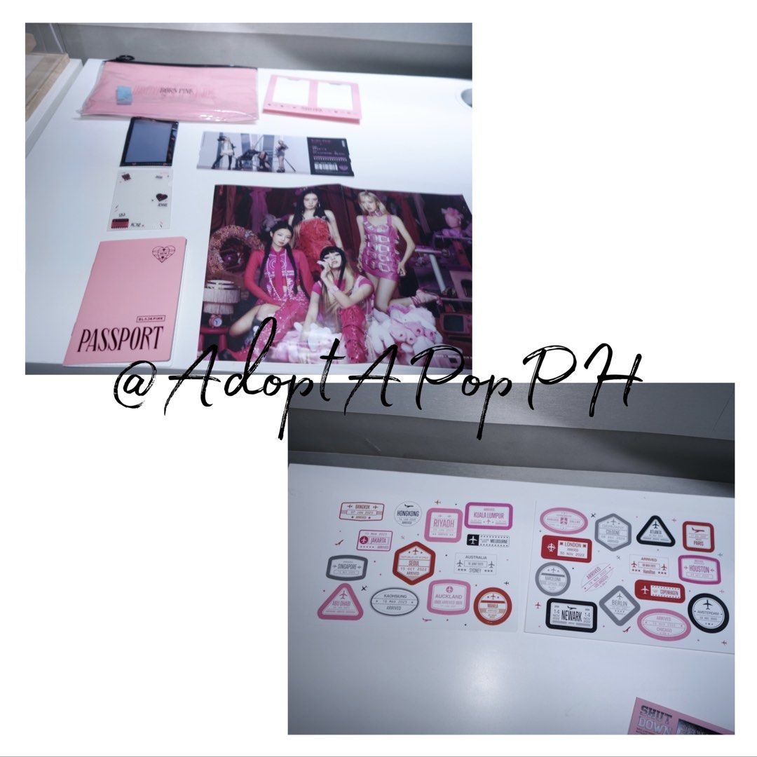 Bornpink merch LOT (Category: K-Wave Merchandise) located in Manila. Submitted by cherrydialsph (Listing ID 1442907970, Image 1). Description: ‼️ ⚠️ Quitting Sale ⚠️‼️ Blackpink Bornpink merch 1. Photo cards 2. Lyric Card 3. 2 Pocket photo card holder 4. Blackpink photo package 5. JISOO - ME - YG TAG ALBUM (LP VER) - YG ❤️ Discounts available for multiple purchases!!! Location: Sampaloc Manila MOP: GCash or Bank Transfer (BDO/GoTyme) MOD: Lalamov