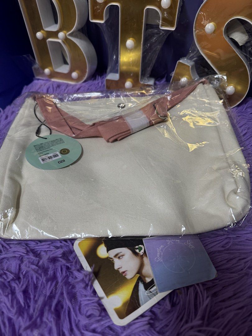 Bt21 cooky canvass sling bag (Category: Shoulder Bags) located in Pasig City. Submitted by queenv18 (Listing ID 1442814317, Image 2). Description: Onhand items in PH ready to ship merch are directly shipped from korea / taiwan / japan / us 101% legit Brandnew Plus sf.