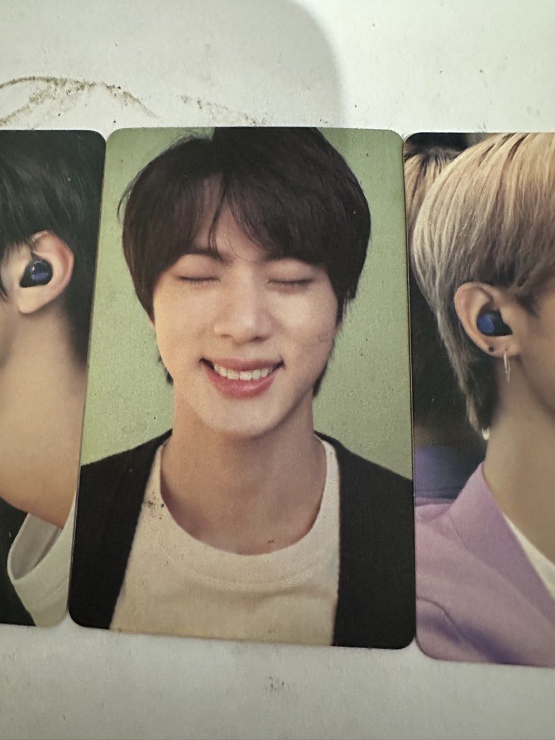 BTS Samsung S20+ Limited Edition Photocards (Category: K-Wave Merchandise) located in Quezon City. Submitted by seudo (Listing ID 1442917918, Image 2). Description: - Official BTS photocards - Featuring Jimin, Jin, and J-Hope - Essential for any ARMY's collection - 300 each or 1200 for all.