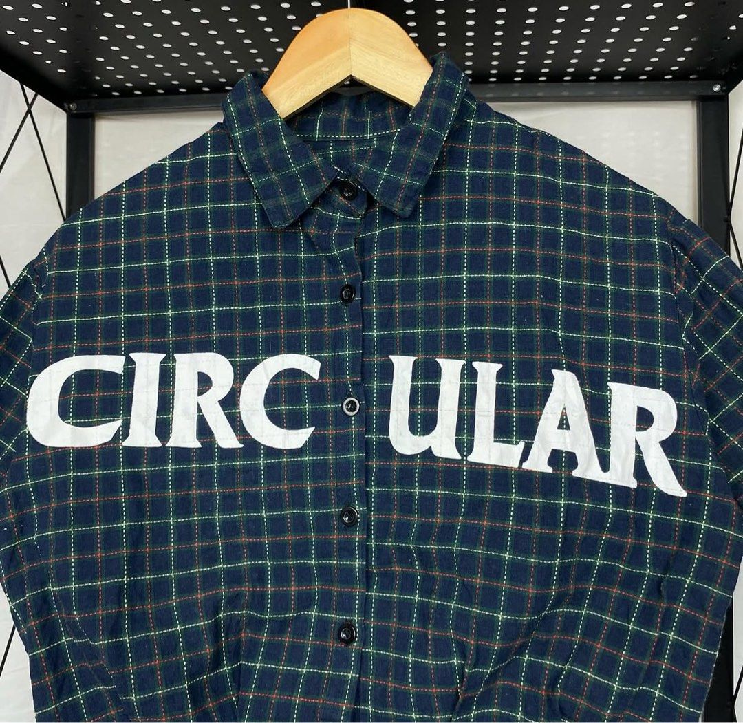 CIRCULAR Plaid Cropped Buttondown not zara (Category: Shirts) located in Cebu City. Submitted by chunkycheese (Listing ID 1442766441, Image 2). Description: CIRCULAR Plaid Cropped Buttondown 18W x 13L (Small - Medium) Excellent condition 350php+SF.