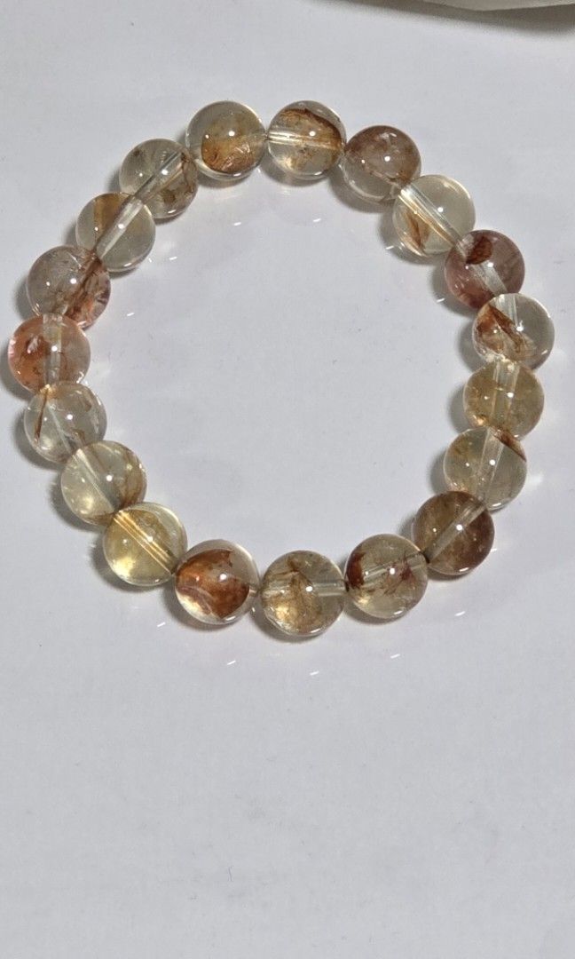 Citrine Koi Fish Bracelet (Category: Bracelets) located in Taguig. Submitted by c_rivera (Listing ID 1442874294, Image 2). Description: rare inclusions like koi fish. 9.1mm, 15cm wrist size. with certificate. very beautiful piece for citrine lovers..