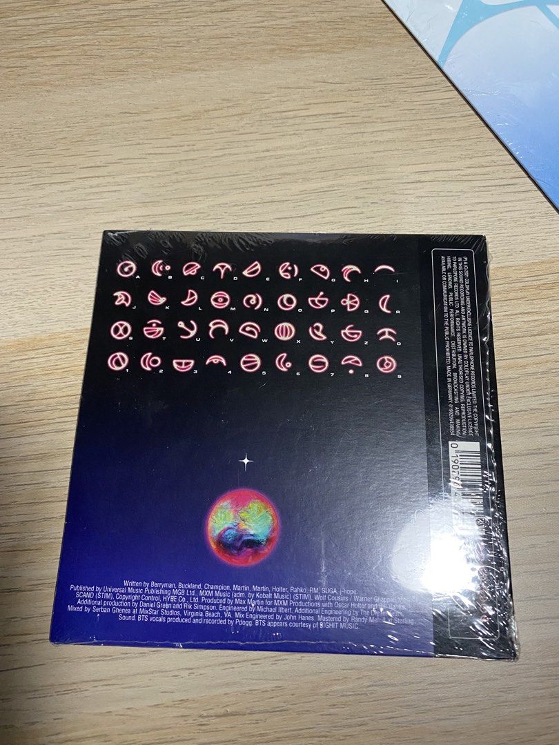 Coldplay x BTS My Universe CD Sealed (Category: CDs & DVDs) located in Quezon City. Submitted by drei13_sniffles (Listing ID 1442921694, Image 1). Description: - Brand new, still sealed Coldplay x BTS 'My Universe' CD - rfs: was gifted the same item; downsizing - 300 + sf.