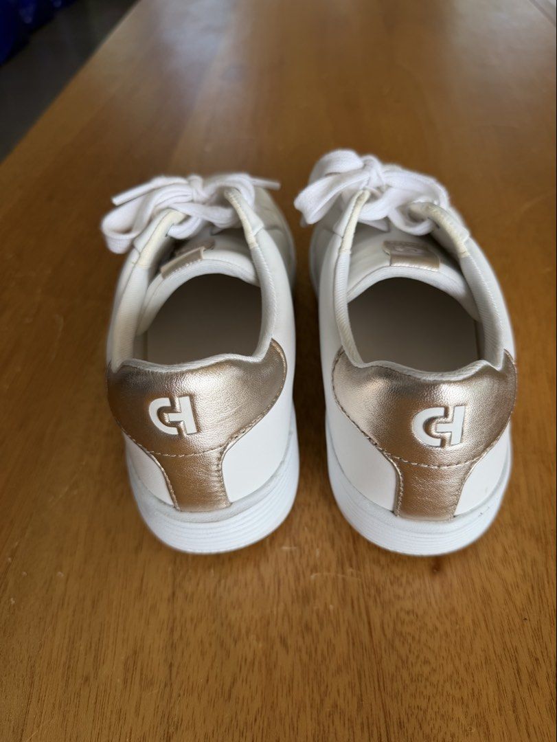 Cole Haan Platform Sneakers Rose Gold (Category: Sneakers) located in Pasig City. Submitted by smayc_21 (Listing ID 1442799241, Image 3). Description: -Barely used. -Excellent condition -Bought in the USA. -Size 7.5.